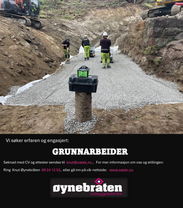 Grunnarbeider søkes